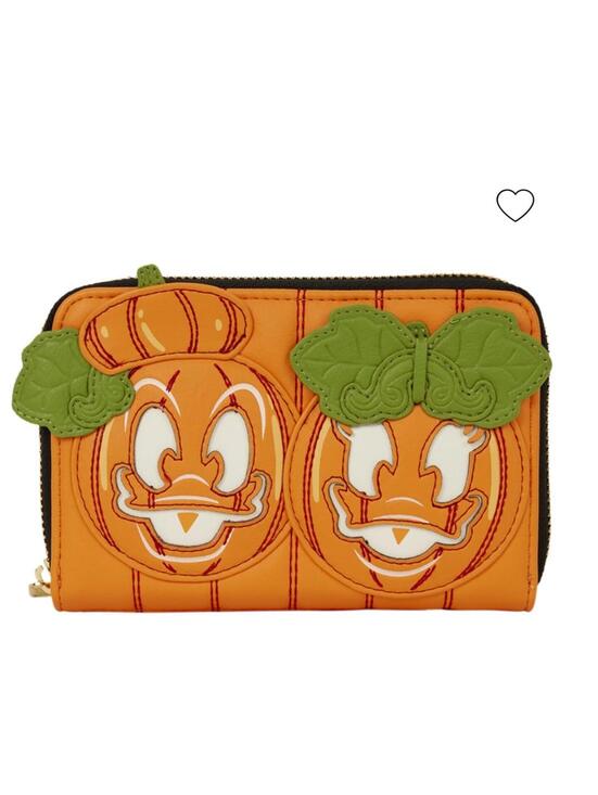 Loungefly Handbags - Loungefly Donald & Daisy Jack-o'-Lantern Glow Wallet